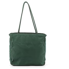 Prada-PRADA Totes Panno Tessuto Verde-Verde