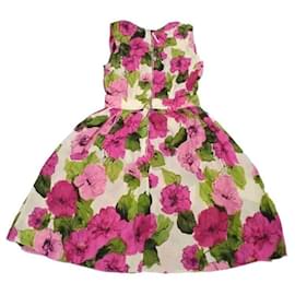 Dolce & Gabbana-Vestido mini de seda con estampado floral Dolce & Gabbana D&G talla 42IT.-Multicolor
