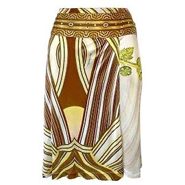 Gonna Art Deco di Roberto Cavalli 48IT 14US Multicolore