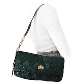 Tosca Blu-Handbags-Green,Gold hardware