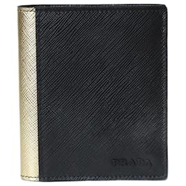 Prada-Black small leather wallet-Black