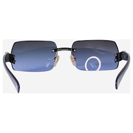 Chanel-Purple frameless ombre sunglasses-Purple
