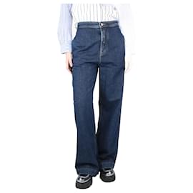 Loewe-Jeans blu a gamba larga - taglia UK 10-Blu