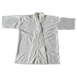 Autre Marque-Giacca kimono o camicia giapponese bianca T. L- XL - unisex-Bianco