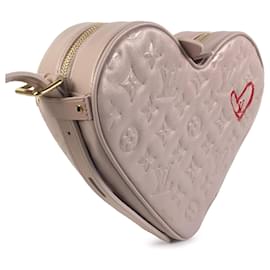 Louis Vuitton-Louis Vuitton Pink Monogram Empreinte Fall In Love Coeur-Rosa
