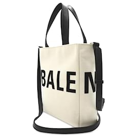 Balenciaga-Bolso satchel diario de lona blanca Balenciaga-Otro