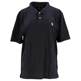 Tommy Hilfiger-Mens Icons Monogram Patch Polo-Navy blue