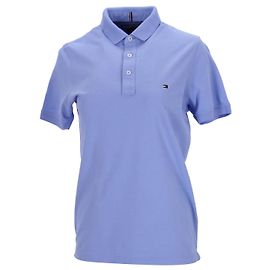 Tommy Hilfiger Polo da uomo slim fit in cotone Blu Blu chiaro
