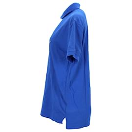 Tommy Hilfiger-Camisa polo masculina de algodão puro-Azul