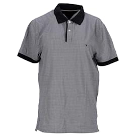 Tommy Hilfiger-Herren-Poloshirt mit normaler Passform und kurzen Ärmeln-Grau