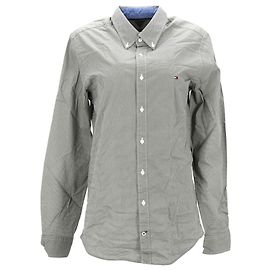 Tommy Hilfiger Camisa ajustada con estampado hexagonal para hombre Verde Verde oliva