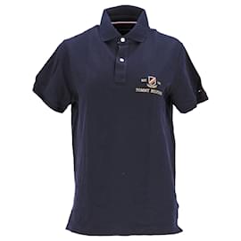 Tommy Hilfiger-Mens Icon Embroidery Slim Fit Polo-Navy blue