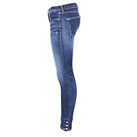 Tommy Hilfiger-Calça Jeans Feminina Nora Skinny Fit Cintura Média-Azul