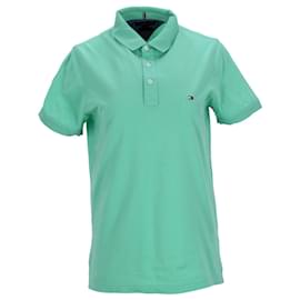 Tommy Hilfiger-Mens Slim Fit Polo-Green