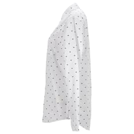 Tommy Hilfiger-Camisa de manga larga ajustada para hombre Top tejido-Blanco