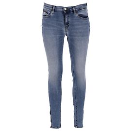 Tommy Hilfiger Vaqueros ajustados con cremallera en el tobillo Nora para mujer Azul Azul claro