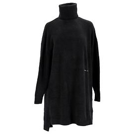 Tommy Hilfiger Maglione lungo da donna con collo alto Nero