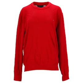 Tommy Hilfiger-Herren-Pullover mit normaler Passform-Rot