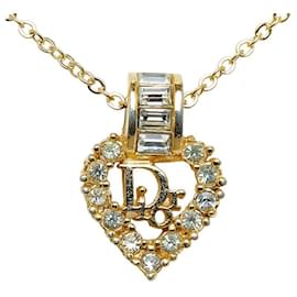 Dior-Logo Rhinestone Necklace-Other