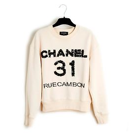 Pre Fall 2020 Chanel Cambon Top Sudadera S Crudo