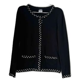 Chanel Pulls, Gilets Noir