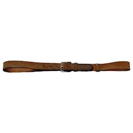 Hermès-Hermès Etrivière belt 100 cm good condition-Brown