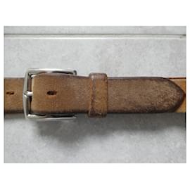 Hermès-ceinture hermès étrivière 100 cms état bon-Marron
