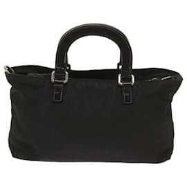 Prada-Prada bolso de mano de nylon 2forma de autenticación negra ep3618-Negro