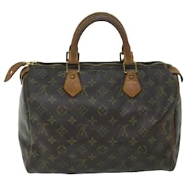 Louis Vuitton-Louis Vuitton Monogram Speedy 30 Hand Bag M41526 LV Auth 68403-Monogram