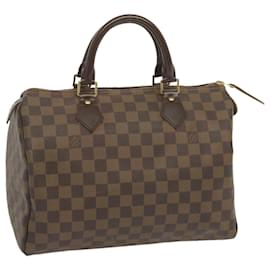 Louis Vuitton-LOUIS VUITTON Damier Ebene Speedy 30 Hand Bag N41364 LV Auth 67643-Other