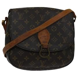 Louis Vuitton-LOUIS VUITTON Monogram Saint Cloud GM Shoulder Bag M51242 LV Auth 68355-Monogram