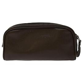 Louis Vuitton-LOUIS VUITTON Taiga Trousse Yvan Clutch Grizzly M32498 LV Auth 67738-Andere