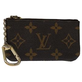 Louis Vuitton-LOUIS VUITTON Monogram Pochette Cles Coin Purse M62650 LV Auth 57885-Monogram