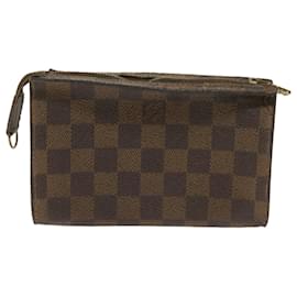 Louis Vuitton-LOUIS VUITTON Damier Ebene Marais Pouch LV Auth 67811-Otro