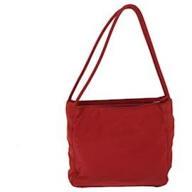 Prada-PRADA Hand Bag Nylon Red Auth 67974-Red