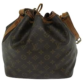Louis Vuitton-LOUIS VUITTON Monogram Petit Noe Shoulder Bag M42226 LV Auth 67583-Monogram
