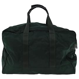 Prada-PRADA Boston Bag Nylon Verde Auth bs12158-Verde