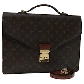 Louis Vuitton-LOUIS VUITTON Monogram Porte Documents Bandouliere Bag M53338 LV Auth 67769-Monogram