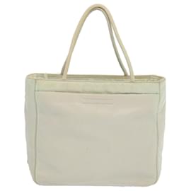 Prada-PRADA Handtasche Nylon Weiß Auth 67984-Weiß