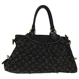 Louis Vuitton-Bolso Neo Cabby MM de mezclilla con monograma de LOUIS VUITTON 2Camino Negro M95351 autenticación 67645-Negro