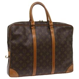 Louis Vuitton-LOUIS VUITTON Monogram Porte Documents Voyage Business Bag M53361 Auth 68279-Monogramm