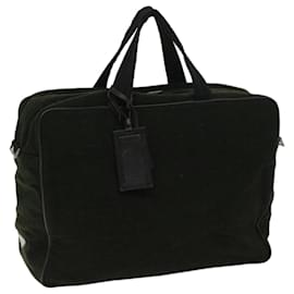 Prada-PRADA Hand Bag Wool Green Auth 67058-Green