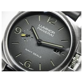 Panerai-PANERAI Luminor Marina Navy Seals PAM01412 world862 Lot Limited unused Mens-Silvery