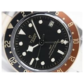 Autre Marque-TUDOR black bay GMT S &G Ref.79833MN Manufacturer inspected Mens-Silvery