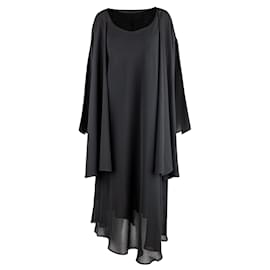 Autre Marque-Conjunto de vestido de gasa de la colección Privée-Negro