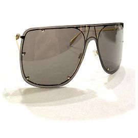 Alexander Mcqueen Sonnenbrille Grau