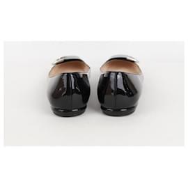 Prada-Patent leather ballet flats-Black