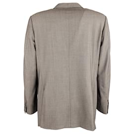 Corneliani-Corneliani Wool Blazer-Brown