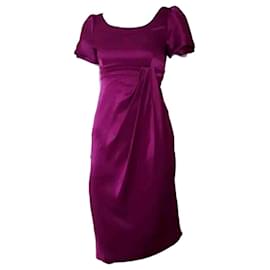 Karen Millen-Karen Millen purple knee-length pencil dress-Purple