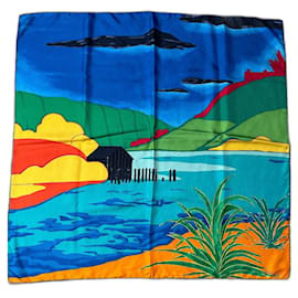 Hermès-Very rare Hermès scarf "at the end of the world"-Multiple colors